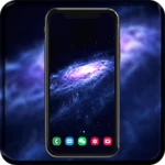 space engine 3d live wallpaper android application logo